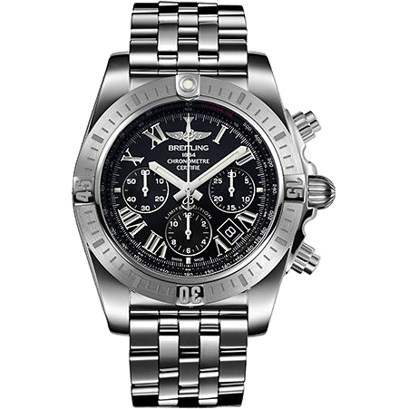 Breitling Chronomat 44 Stainless Steel / Black - Roman / Japan AB01153A/BH26/388A