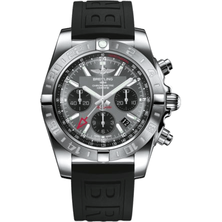 Chronomat 44 GMT Stainless Steel / Blackeye Grey / Rubber