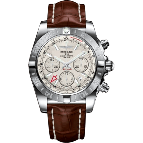 Chronomat 44 GMT Stainless Steel / Sierra Silver / Croco