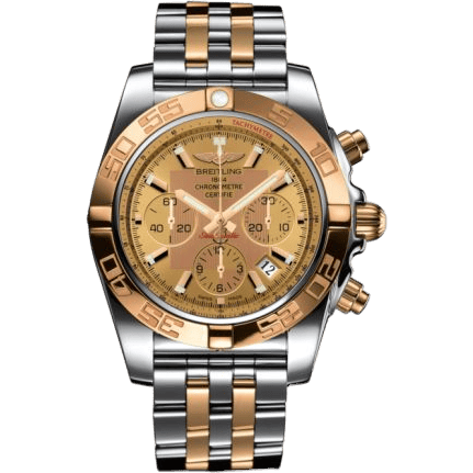 Breitling Chronomat 44 Stainless Steel / Rose Gold / Golden Sun / Bracelet CB011012.H548.375C