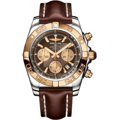 Breitling Chronomat 44 Stainless Steel / Rose Gold / Amber / Calf CB011012/Q567/437X