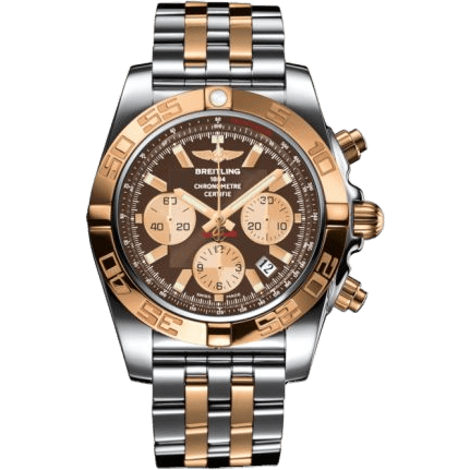 Breitling Chronomat 44 Stainless Steel / Rose Gold / Metallica Brown / Bracelet CB011012.Q576.375C
