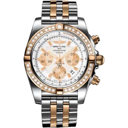 Chronomat 44 Stainless Steel / Rose Gold / Diamond / Antarctica White / Bracelet