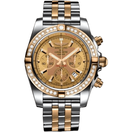 Breitling Chronomat 44 Stainless Steel / Rose Gold / Golden Sun Diamond / Bracelet CB011053.H548.375C