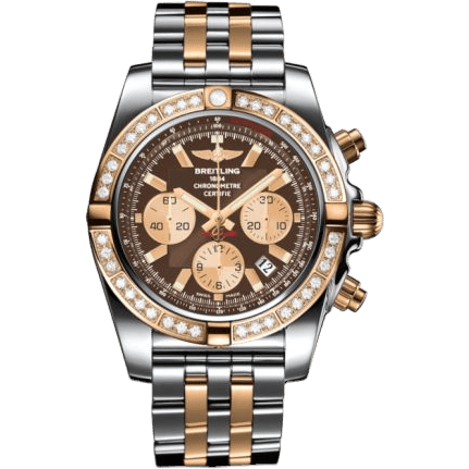 Chronomat 44 Stainless Steel / Rose Gold / Diamond / Metallica Brown / Bracelet