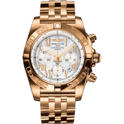 Breitling Chronomat 44 Rose Gold / Pearl Roman / Bracelet HB011012.A693.375H