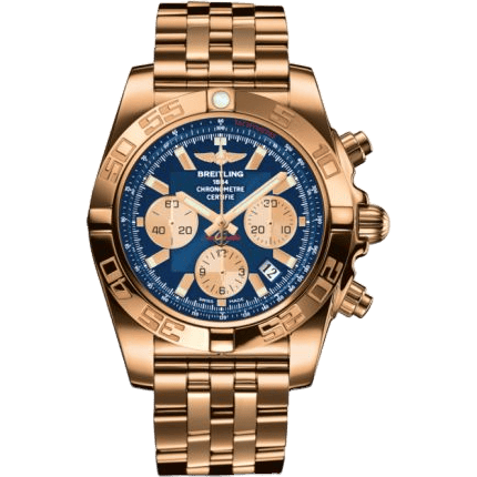 Chronomat 44 Rose Gold / Metallica Blue / Bracelet