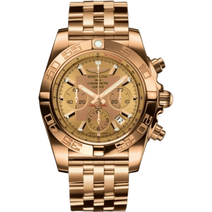Chronomat 44 Rose Gold / Golden Sun / Bracelet