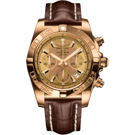 Chronomat 44 Rose Gold / Golden Sun / Croco