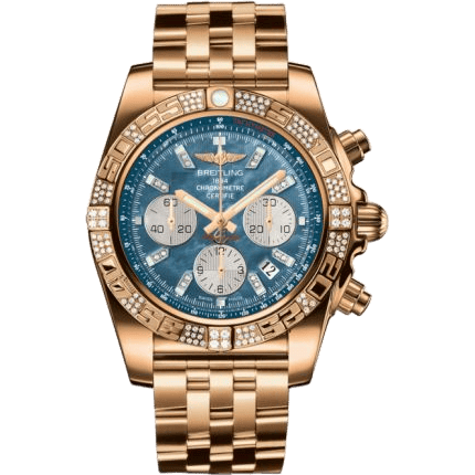 Chronomat 44 Rose Gold / Diamond / Black Pearl Diamond / Bracelet