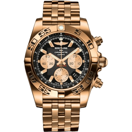 Breitling Chronomat 44 Rose Gold / Onyx Black / Bracelet HB0110C1.B968.375H