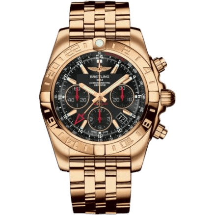 Chronomat 44 GMT Rose Gold / Black / Bracelet