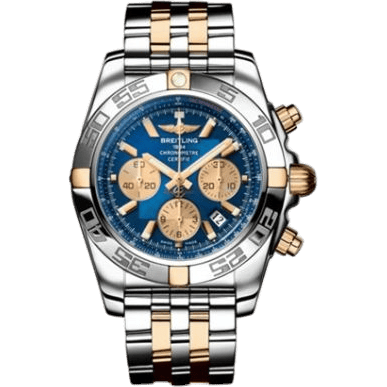 Breitling Chronomat 44 Stainless Steel / Rose Gold / Blue IB011012/C790