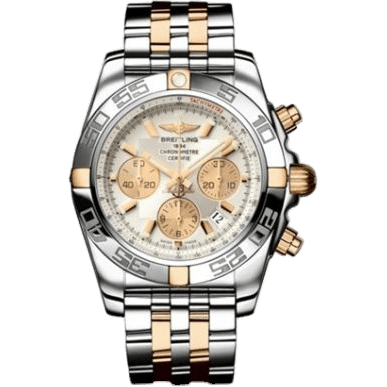 Breitling Chronomat 44 Stainless Steel / Rose Gold / Cream IB011012/G687