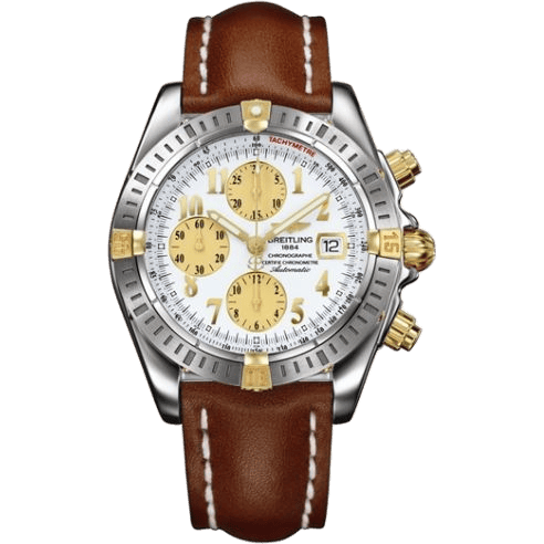 Chronomat Evolution Stainless Steel / Yellow Gold / White