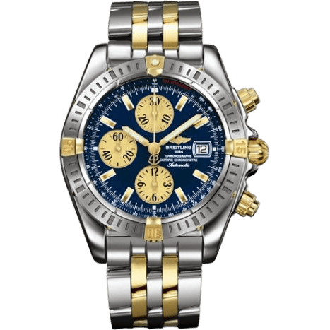 Chronomat Evolution Stainless Steel / Yellow Gold / Blue