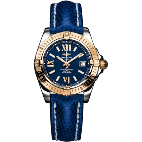 Cockpit Lady Gold Bezel / Blue / Teju