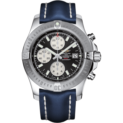 Breitling Colt Chronograph Automatic Stainless Steel / Volcano Black / Calf / Pin A1338811/BD83/105X/A20BA.1