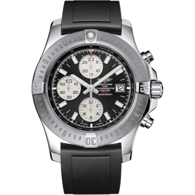 Breitling Colt Chronograph Automatic Stainless Steel / Volcano Black / Rubber / Pin A1338811/BD83/131S/A20S.1