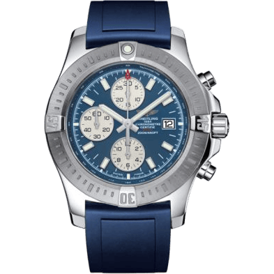 Breitling Colt Chronograph Automatic Stainless Steel / Mariner Blue / Rubber / Pin A1338811/C914/145S/A20S.1