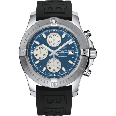 Colt Chronograph Automatic Stainless Steel / Mariner Blue / Rubber / Pin