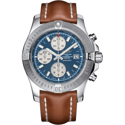 Colt Chronograph Automatic Stainless Steel / Mariner Blue / Calf / Pin