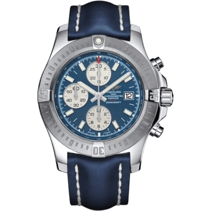 Colt Chronograph Automatic Stainless Steel / Mariner Blue / Calf / Pin