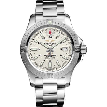 Breitling Colt 41 Automatic Stratus Silver / Bracelet A1731311.G820.182A