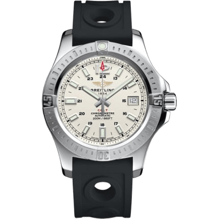 Colt 41 Automatic Stratus Silver / Rubber