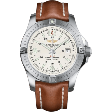 Breitling Colt Quartz Stratus Silver / Calf / Pin A7438811/G792/433X/A20BA.1