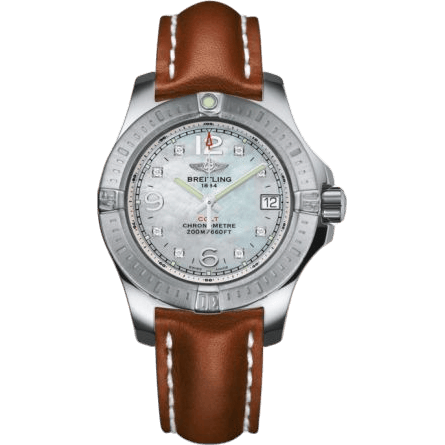 Breitling Colt Lady Pearl Diamond / Calf / Pin A7738811/A769/406X/A14BA.1