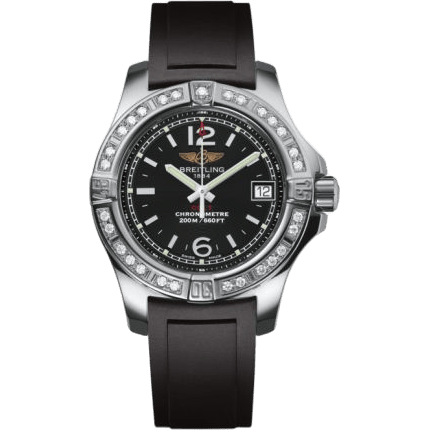 Breitling Colt Lady Diamond / Volcano Black / Rubber / Pin A7738853/BD46/133S/A14S.1