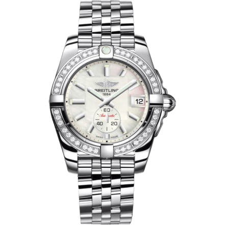 Breitling Galactic 36 Automatic Stainless Steel / Diamond / Pearl / Bracelet A3733053/A716/376A