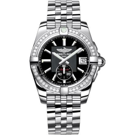 Breitling Galactic 36 Automatic Stainless Steel / Diamond / Volcano Black / Bracelet A3733053/BA33/376A