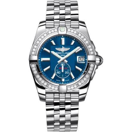 Breitling Galactic 36 Automatic Stainless Steel / Diamond / Gun Blue / Bracelet A3733053/C824/376A