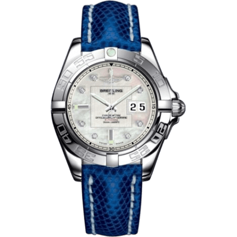 Breitling Galactic 41 Stainless Steel / Pearl Diamond /Teju A49350L2.A702.143Z