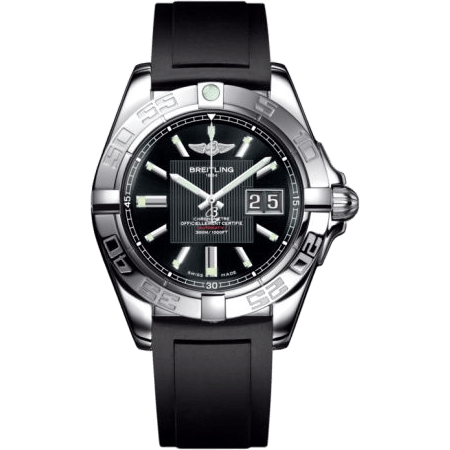 Breitling Galactic 41 Stainless Steel / Trophy Black / Rubber A49350L2.BA07.132S