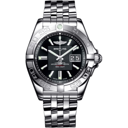 Breitling Galactic 41 Stainless Steel / Trophy Black / Bracelet A49350L2.BA07.366A