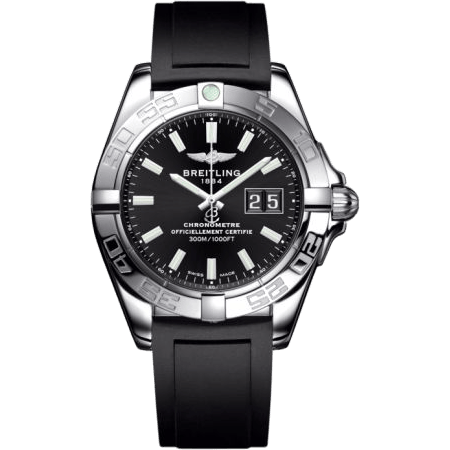 Breitling Galactic 41 Stainless Steel / Onyx Black / Rubber A49350L2.BE58.132S
