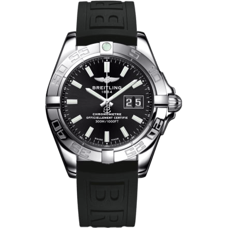 Breitling Galactic 41 Stainless Steel / Onyx Black / Rubber A49350L2.BE58.150S
