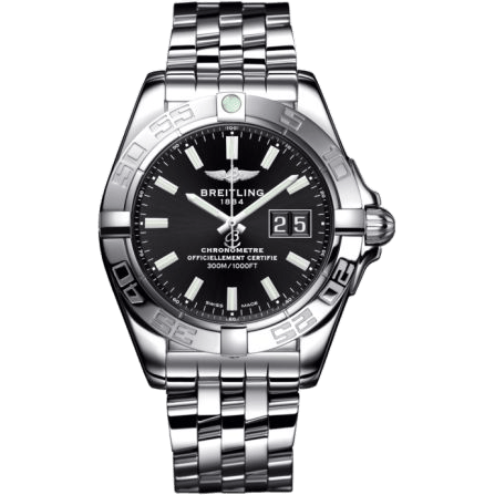 Breitling Galactic 41 Stainless Steel / Onyx Black / Bracelet A49350L2.BE58.366A