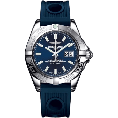 Breitling Galactic 41 Stainless Steel / Horizon Blue / Rubber A49350L2.C929.203S