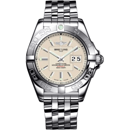 Breitling Galactic 41 Stainless Steel / Sierra Silver / Bracelet A49350L2.G699.366A