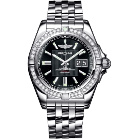 Galactic 41 Stainless Steel / Diamond / Trophy Black / Bracelet