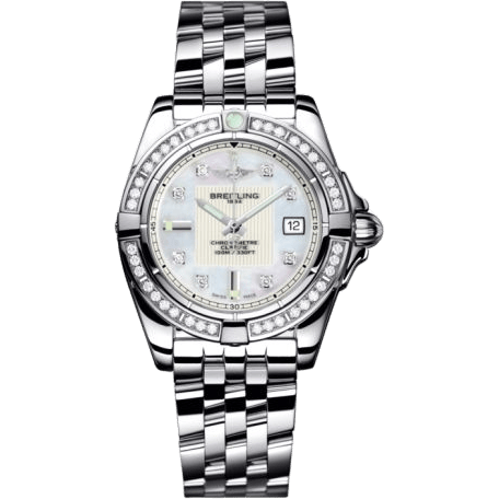 Breitling Galactic 32 Stainless Steel / Diamond / Pearl Diamond / Bracelet A71356LA.A708.367A