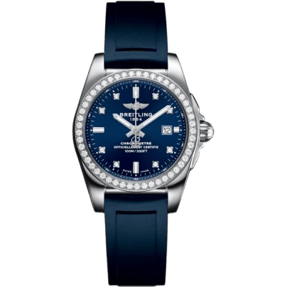 Galactic 29 Stainless Steel / Diamond / Horizon Blue Diamond / Rubber