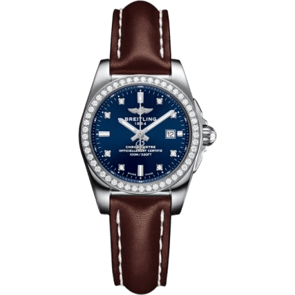 Galactic 29 Stainless Steel / Diamond / Horizon Blue Diamond / Calf