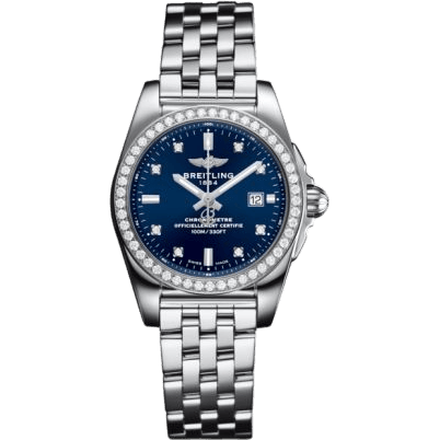 Galactic 29 Stainless Steel / Diamond / Horizon Blue Diamond / Bracelet