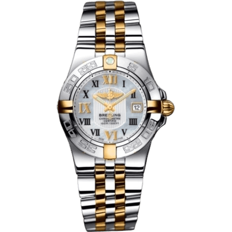 Breitling Galactic 30 Two Tone MOP / Roman / Two Tone Bracelet B71340L2.A688.368D