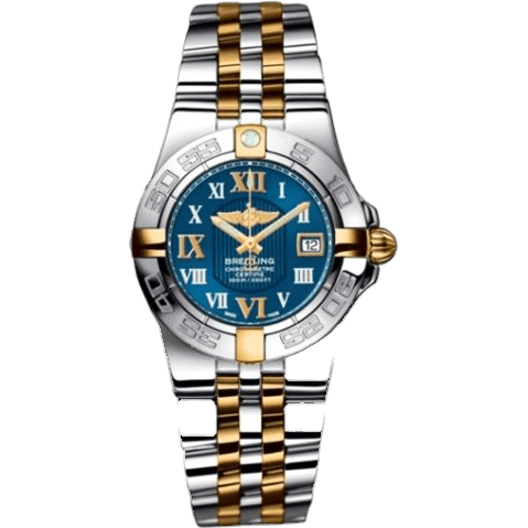 Breitling Galactic 30 Two Tone Blue / Roman / Two Tone Bracelet B71340L2.C779.368D